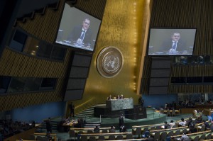 GA meeting of the Opening of the Open Working Group on Sustainable Development Goals (SDGs).