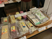 会場での物品販売（福島県有機農業ネットワーク食品加工品）